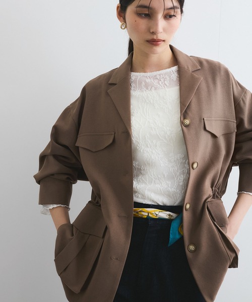 MHL エムエイチエル　モッズコート　レディース MHL.（エムエイチエル）の「WASHED COTTON NYLON（モッズコート