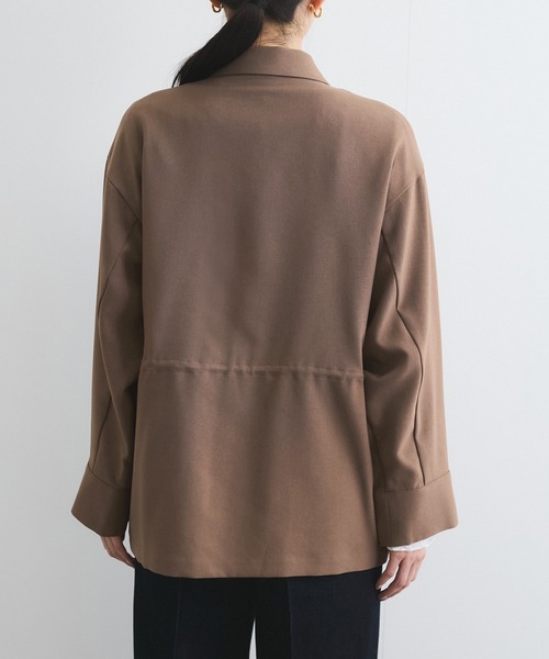 VIS（ビス） ミリタリージャケット モッズコート 「防シワ」リネン