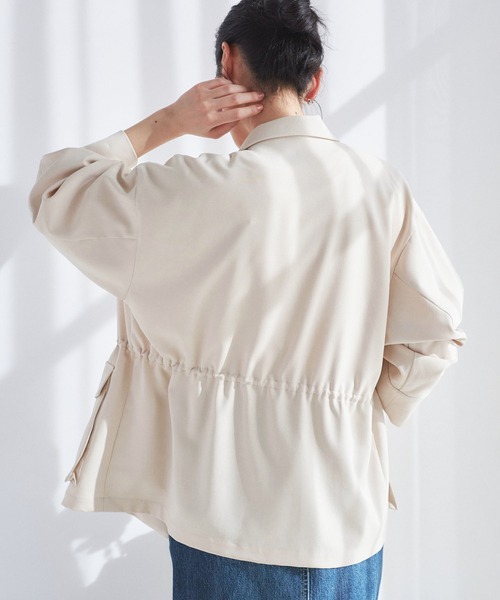 VIS（ビス） ミリタリージャケット モッズコート 「防シワ」リネン