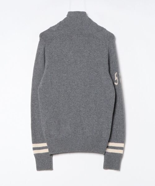 「FRANKLIN & MARSHALL」 ニットカーディガン S グレー メンズ_画像2