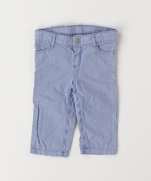 プチバトー ドット ボーダー ストライプ PETIT BATEAU（プチバトー） 「KIDS」ストライプ柄パンツ - ブルー