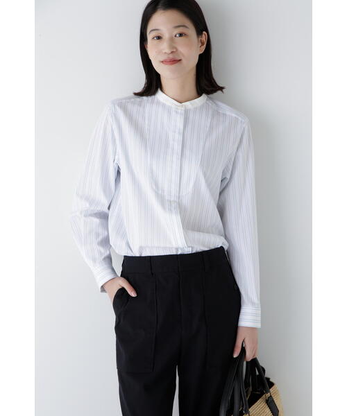 human woman（ヒューマンウーマン） ブラウス シャツ Cドビー