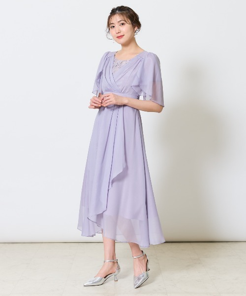 AND COUTURE（アンドクチュール） ドレス カシュクールレース