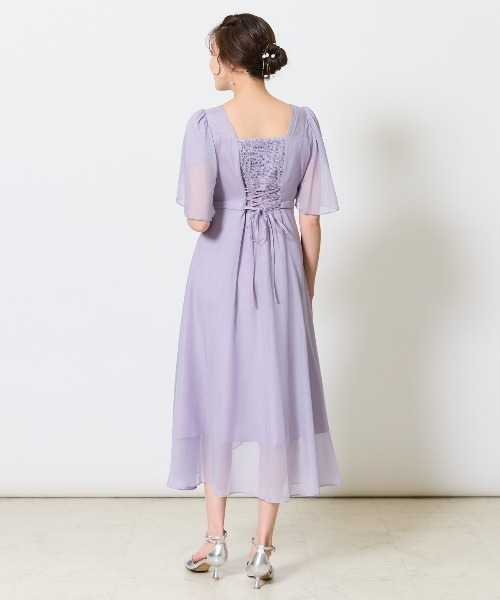 AND COUTURE（アンドクチュール） ドレス カシュクールレース