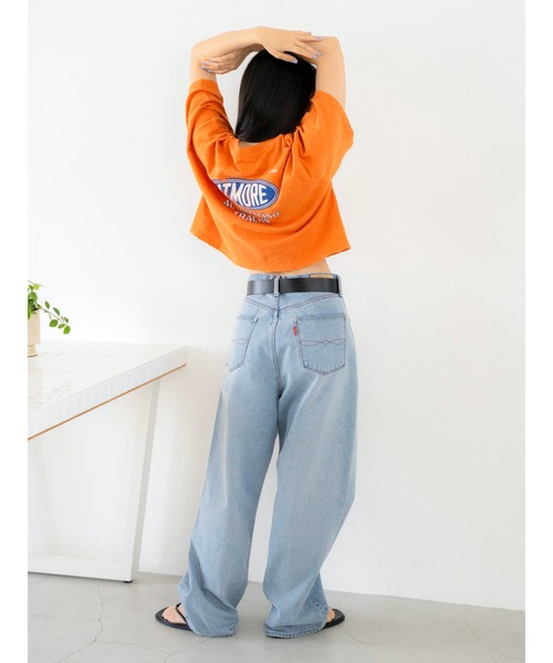 Ungrid デニム　オーバー Ungrid ジーンズ デニム デニムパンツ リメイクデザインルーズ