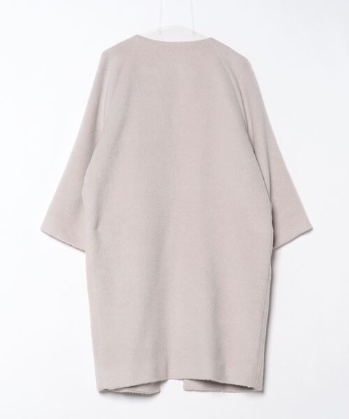 「Discoat Parisien」 ノーカラーコート FREE ベージュ レディース_画像2