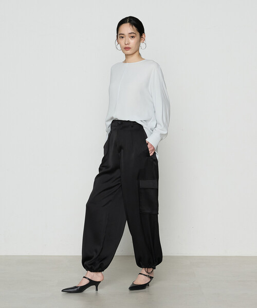 K.T KIYOKO TAKASE（K.T キヨコ タカセ） パンツ トリアセテート