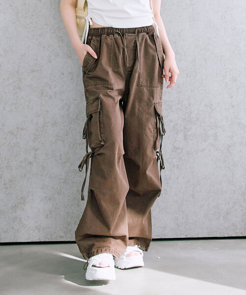 最先端 des OLIVE パンツ ZOZOTOWN : レディース デニムカーゴパンツ パンツ