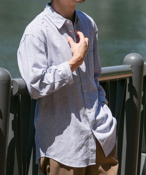URBAN RESEARCH ROSSO MEN シャツ 「XLサイズあり」リラックスコットン