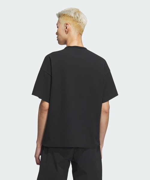 adidas（アディダス） tシャツ ルーズフィット ワッフルファブリック