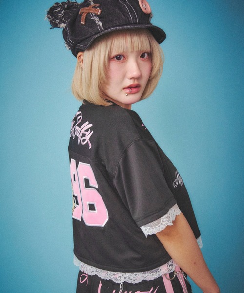 GALFY-ぷりちぃゲームシャツ レディース GALFY GALFY-ぷりちぃゲームシャツ レディース : ZOZOTOWN Yahoo