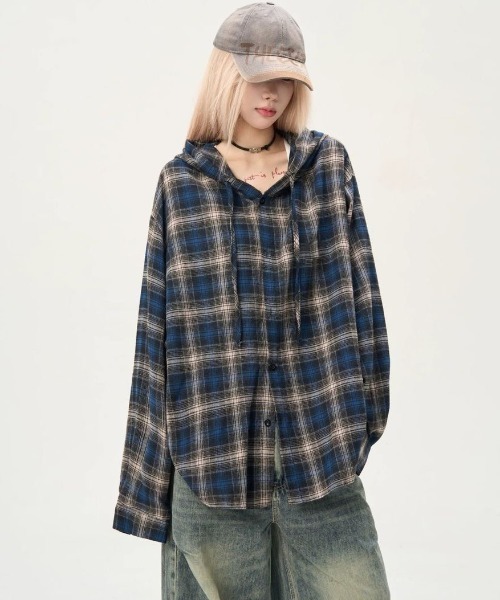 Hoodie Check Shirt – ANDOR ONLINE