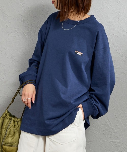 NANGA（ナンガ） tシャツ ワンポイントボックスロゴ ロングスリーブT 