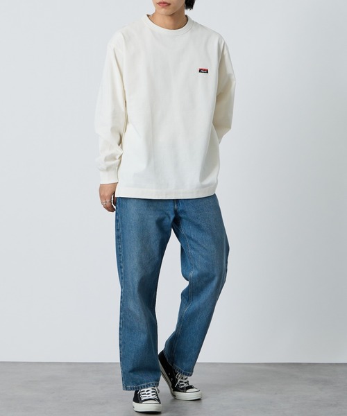 NANGA（ナンガ） tシャツ ワンポイントボックスロゴ ロングスリーブT