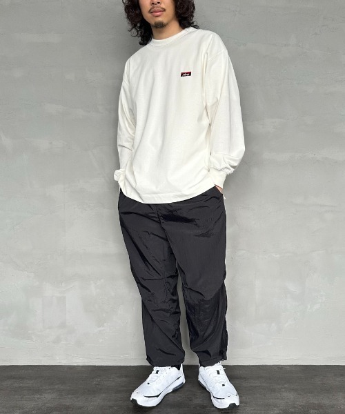 tシャツ 「NANGA/ナンガ」 ワンポイントボックスロゴ ロングスリーブTシャツ レディース メンズ NANGA tシャツ 「NANGA/ナンガ」 ワンポイントボックスロゴ