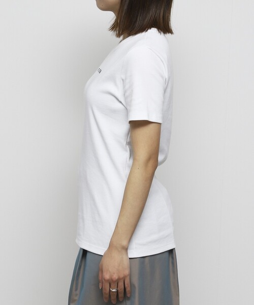 tシャツ PETIT BATEAU × Firsthand/プチバトー 別注ロゴ クルーネックTEE / ワンポイントミニロゴTシャツ レディース | PETIT BATEAU | 09