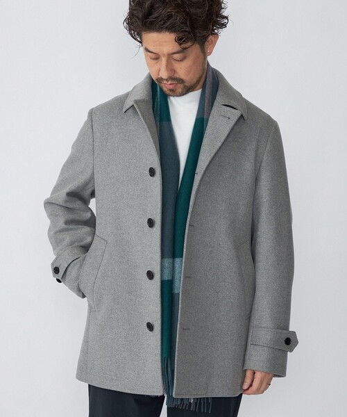 SHIPS ライトグレー ピーコート ONE SIZE SHIPS（シップス） ピーコート LARGE ライトグレー メンズ : ZOZOTOWN