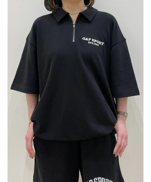 スポーツウエア GAP トレーナー スウェット ビンテージソフト SPORT 1/4ジップ