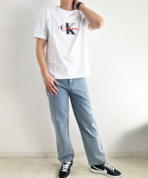 [CK JEANS] Monologo Crew Neck Short Sleeve T-shirt ★人気★ Calvin Klein Jeans tシャツ カルバンクラインジーンズ MONOLOGO