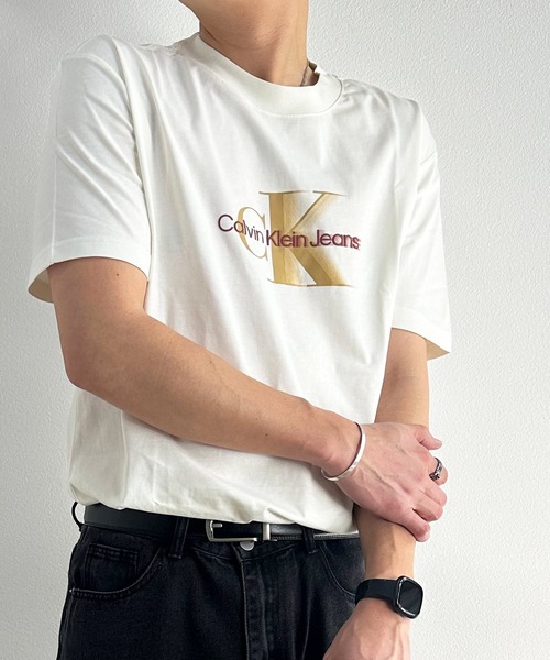 カルバンクライン   Jeans Monologo ノースリーブ カルバン クライン - CALVIN KLEIN | SS CLASSIC MONOLOGO JEANS