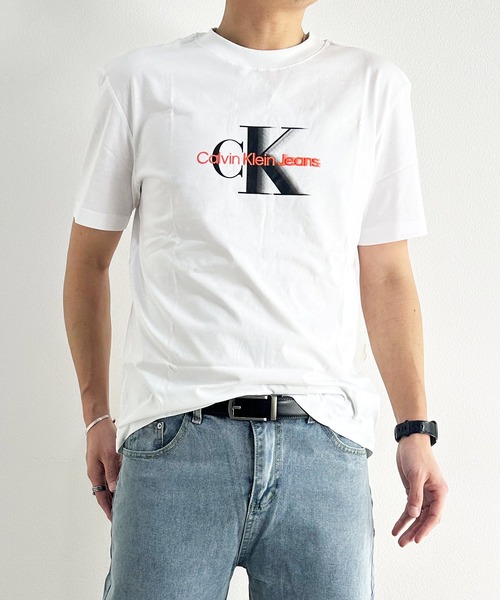 カルバンクライン   Jeans Monologo ノースリーブ Calvin Klein Jeans tシャツ カルバンクラインジーンズ MONOLOGO