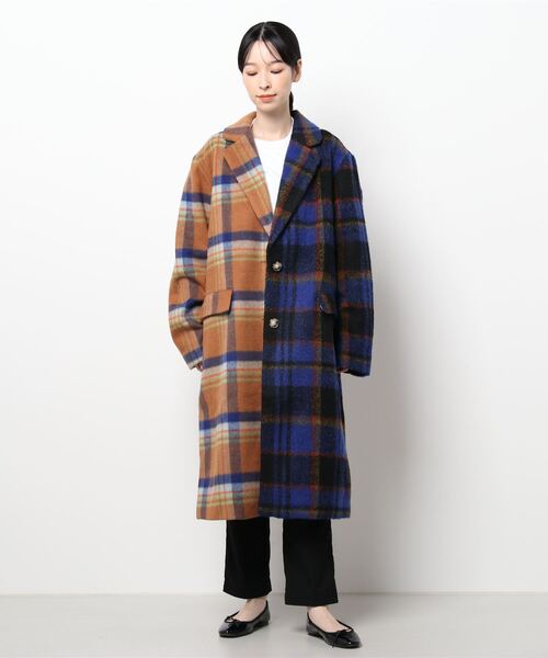 「Desigual」 チェスターコート 2L イエロー レディース_画像5