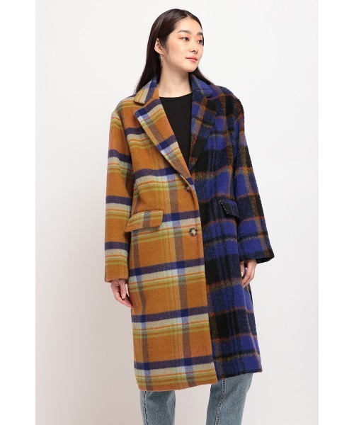 「Desigual」 チェスターコート 2L イエロー レディース_画像8