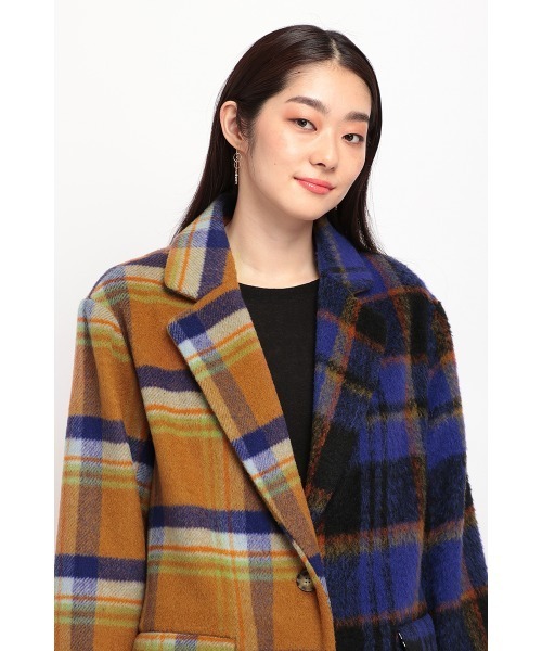 「Desigual」 チェスターコート 2L イエロー レディース_画像9