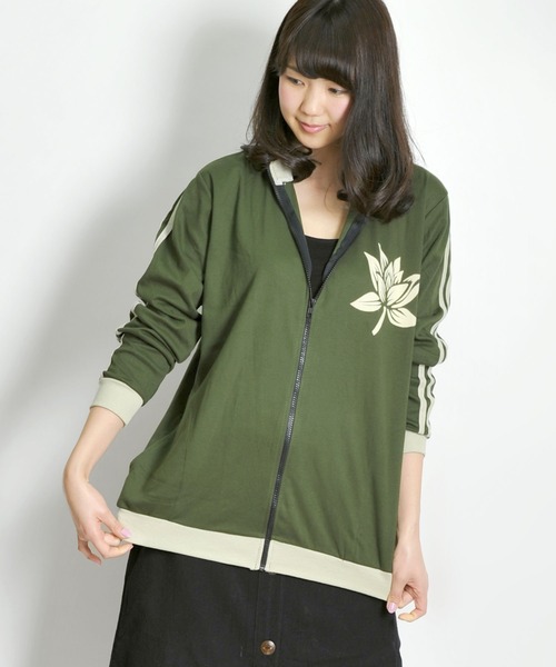 marai（マーライ） ジャージ エスニックアジアン トラックトップ