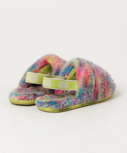 UGG ピンク サンダル キッズ 20cm 新品未使用 箱付き UGG Australia 「UGG」 「KIDS」フラットサンダル 18.5cm ピンク
