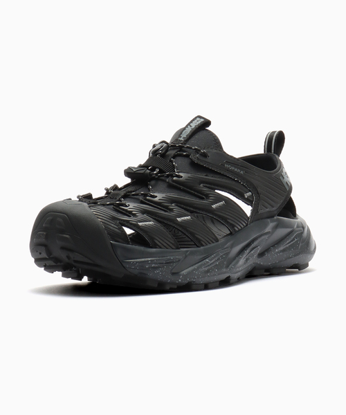 ホカオネオネ　HOKA HOPARA ブラック 25cm箱付き HOKA ONEONE（ホカ オネオネ） 厚底 hoka サンダル HOKA(ホカ) HOPARA