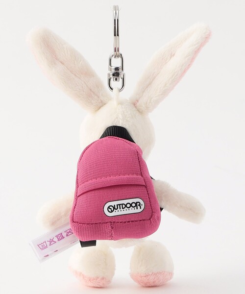キーホルダー NICI/ニキ ラビット ペッシュ10cm+リュック ピンク OUTDOOR PRODUCTS | nici