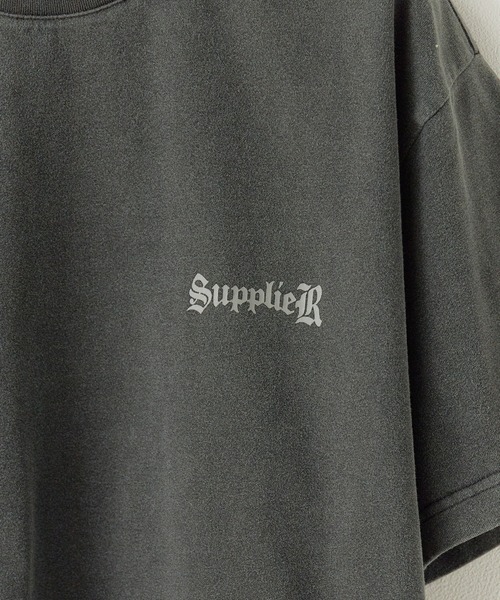 SUPPLIER（サプライヤー） tシャツ Vintage Wash Melt Cross