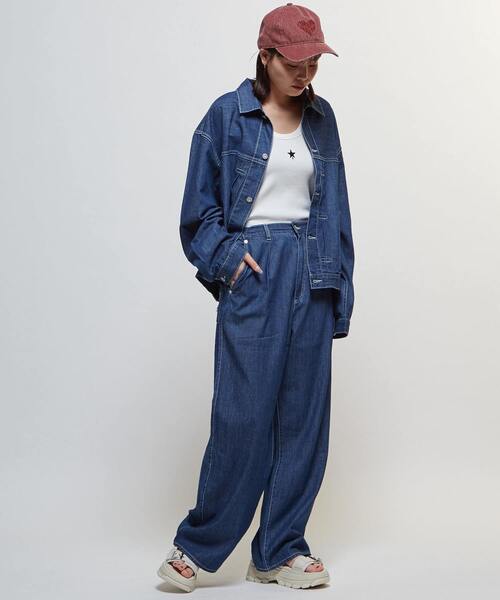 美品　CONVERSE TOKYO　デニムジャケット CONVERSE TOKYO（コンバーストウキョウ）の「【CONVERSE TOKYO