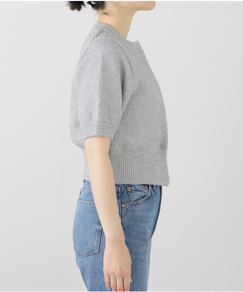 「Plage」 半袖ニット - シルバー レディース plage 「Plage」 半袖ニット - シルバー レディース : ZOZOTOWN