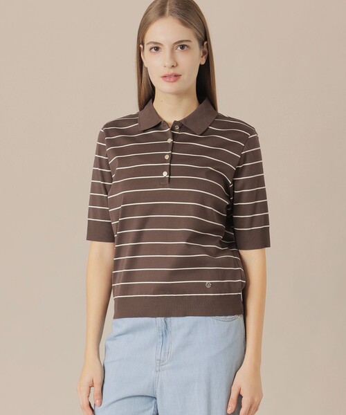 MACKINTOSH 女性用ポロシャツ MACKINTOSH LONDON ポロシャツ ポロ シルケットフライス