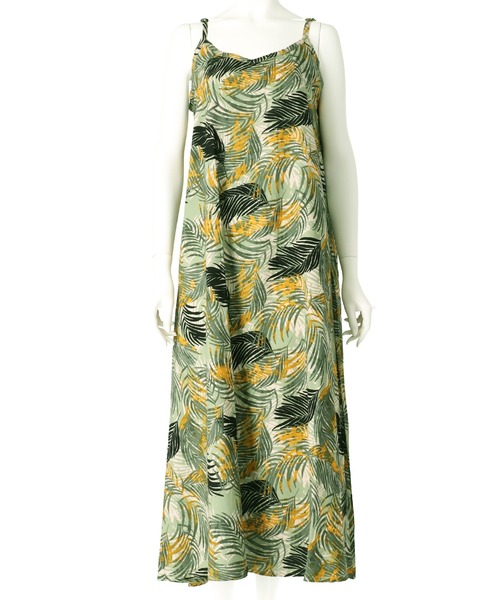 anap mimpi（アナップミンピ） ワンピース ボタニカル柄 レーヨン