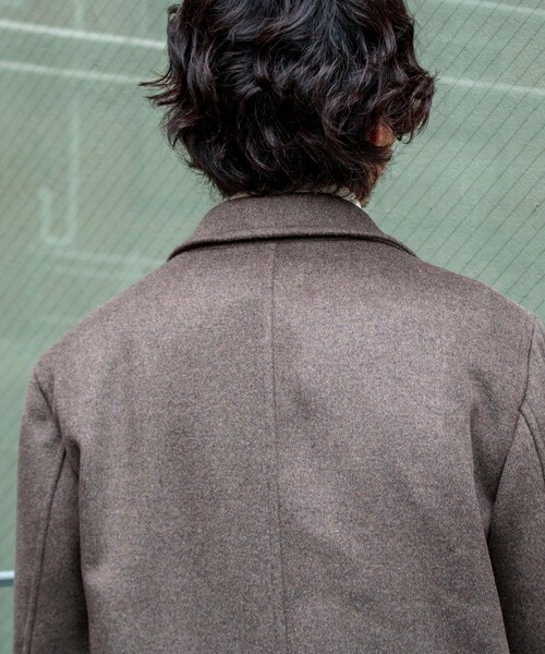 「GLOSTER」 チェスターコート M オリーブ メンズ_画像7