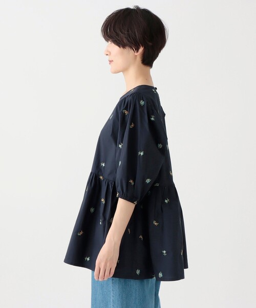 【値下げ】アフタヌーンティー 刺繍切替ブラウス MAISON SAJOU 刺繍切替ブラウス/MAISON SAJOU｜アフタヌーンティー・リビング
