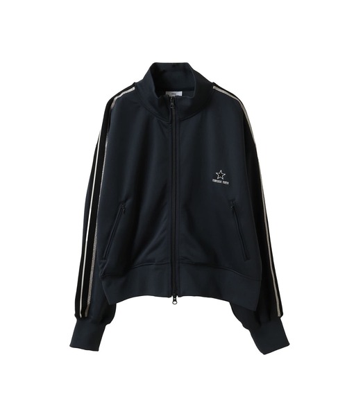 コンバーストウキョウ　トラックジャケット CONVERSE TOKYO ジャージ SIDE LINE SHORT TRACK JACKET(WOMEN'S