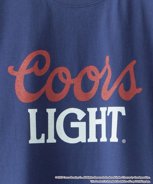 【GOOD ROCK SPEED】Coors LIGHT ロゴT ホワイト GOOD ROCK SPEED tシャツ SPEED/グッドロックスピード Coors