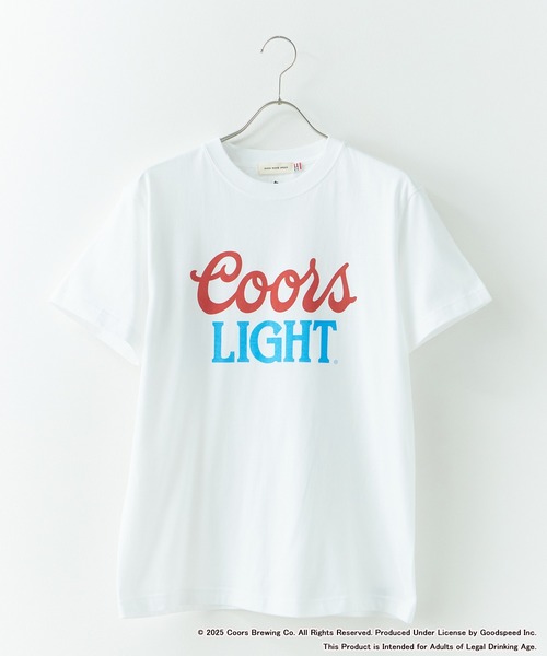 【GOOD ROCK SPEED】Coors LIGHT ロゴT ホワイト GOOD ROCK SPEED tシャツ SPEED/グッドロックスピード Coors