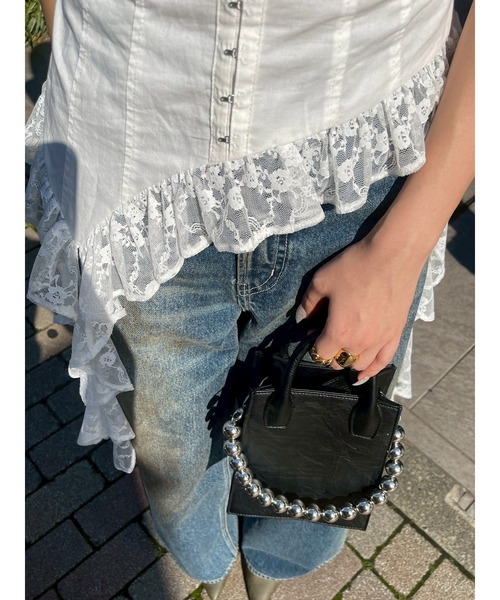 EVRIS（エヴリス） キャミソール レースフリルキャミソール : ZOZOTOWN