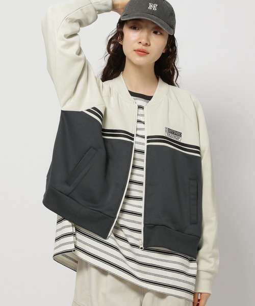 「niko and...」 ブルゾン LARGE アイボリー レディース