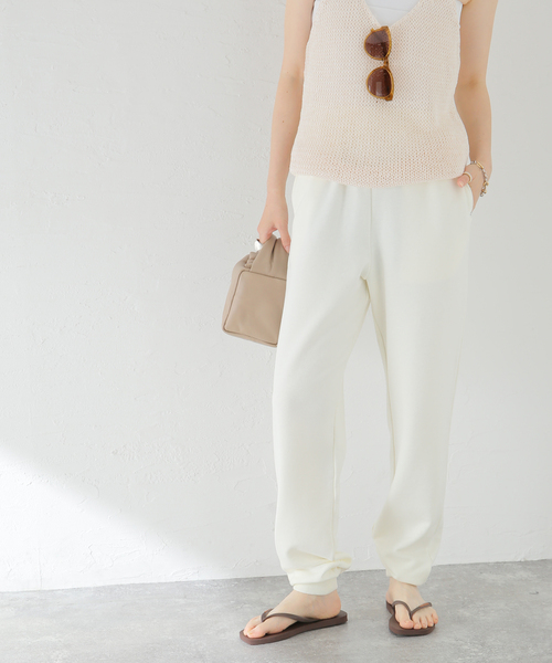 Plage」 スウェットパンツ 38 ホワイト レディース