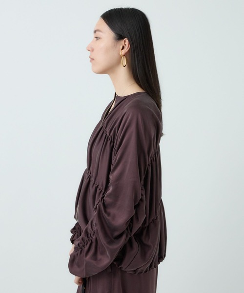 【フォロー割引適用】極美品 カオス Chos フロマージュ リネンブルゾン 別注 Chaos（カオス）の「Chaos(カオス)/フロマージュリネンブルゾン