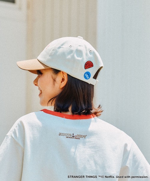 niko and… tシャツ 「STRANGER THINGS」コラボ SCOOPリンガーT