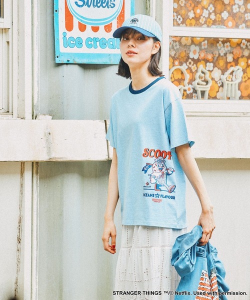 niko and…（ニコアンド） tシャツ 「STRANGER THINGS」コラボ SCOOP 