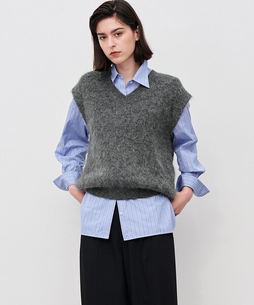 uncrave（アンクレイヴ） ニット セーター アルパカファーニット V