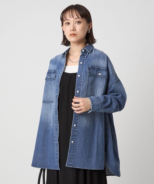 ブラウス シャツ 「別注」「HEALTHY DENIM」Almond シャツ レディース
